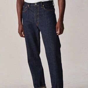 Buck Mason Japanese Loomstate Selvedge Full Saddle Jean Dark Wash